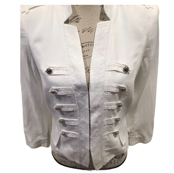 WHBM Band Jacket White size 8 - Picture 3 of 7